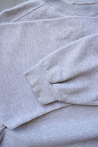 Nike Grey Embroidered Swoosh Crewneck — 1990s (S/M) - Retrospective Store