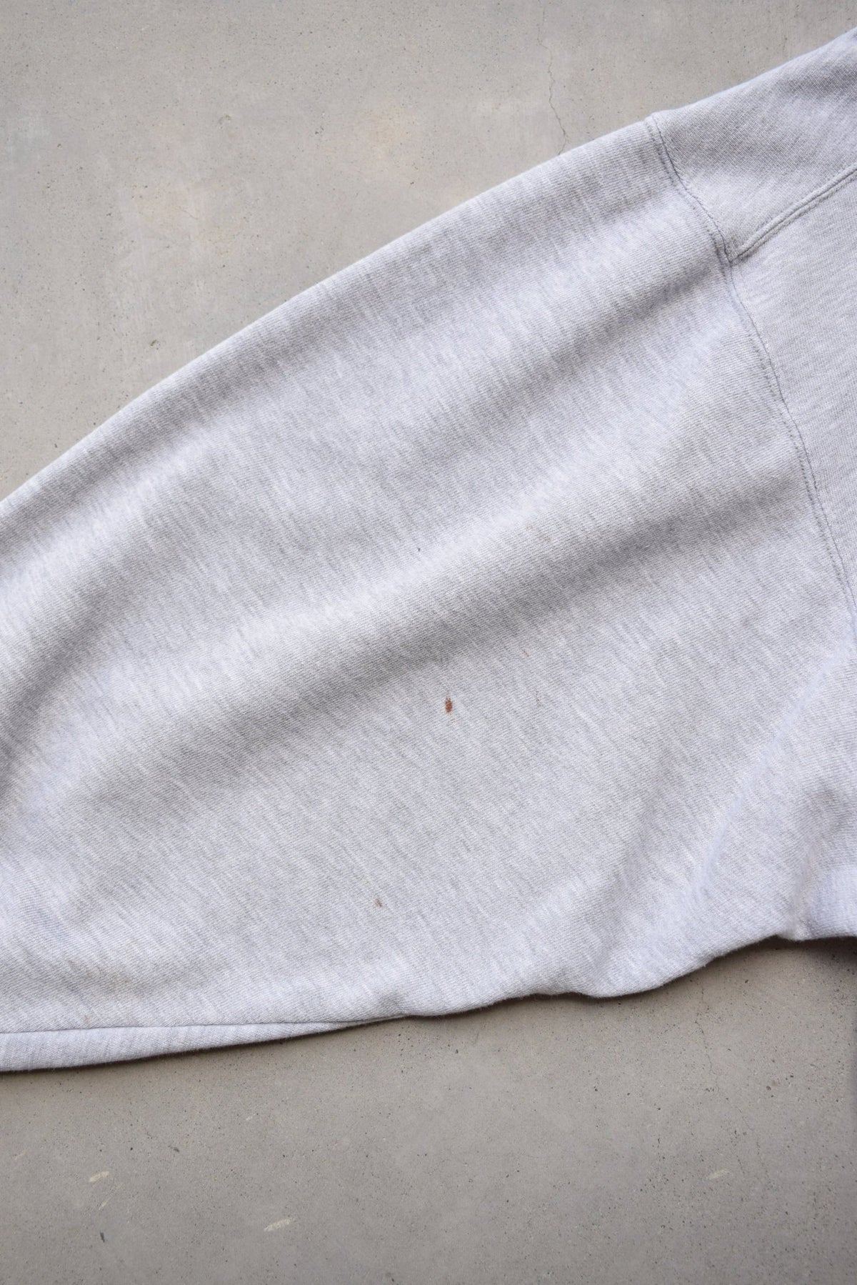 Nike Grey Embroidered Swoosh Crewneck — 1990s (XXL) - Retrospective Store