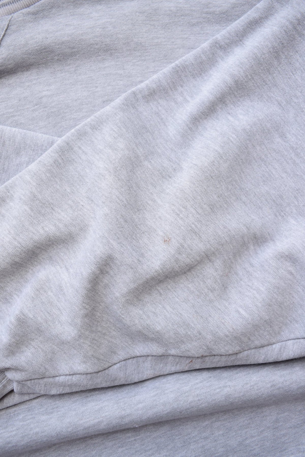 Nike Grey Embroidered Swoosh Crewneck — 1990s (XXL) - Retrospective Store