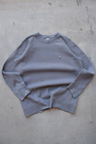 Nike Grey Embroidered Swoosh Crewneck — 2000s (L/XL) - Retrospective Store