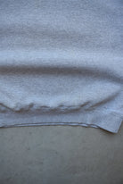 Nike Grey Embroidered Swoosh Crewneck — 2000s (S/M) - Retrospective Store