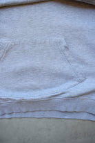 Nike Grey Embroidered Swoosh Hoodie — 2000s (XL) - Retrospective Store