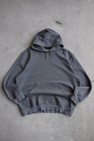 Nike Grey Embroidered Swoosh Hoodie — 2000s (XL/XXL) - Retrospective Store