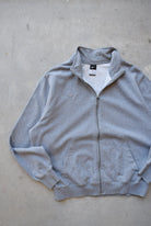 Nike Grey Embroidered Swoosh Jacket — 2000s (XL) - Retrospective Store