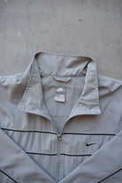 Nike Grey Embroidered Swoosh Jacket — 2000s (XXL) - Retrospective Store