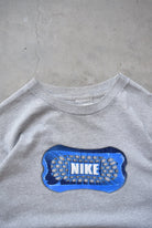 Nike Grey Long Sleeve Spellout Tee — 2000s (S) - Retrospective Store