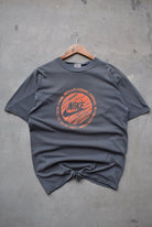 Nike Grey Spellout Tee — 1990s (M) - Retrospective Store