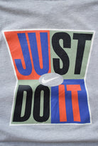 Nike Grey Swoosh Tee — 1990s (M) - Retrospective Store