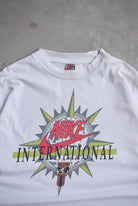 Nike International White Graphic Tee — 1990s (XL) - Retrospective Store