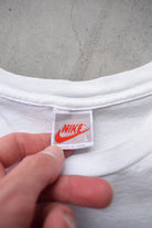 Nike 'Just Do It!' White Graphic Tee — 1990s (L) - Retrospective Store