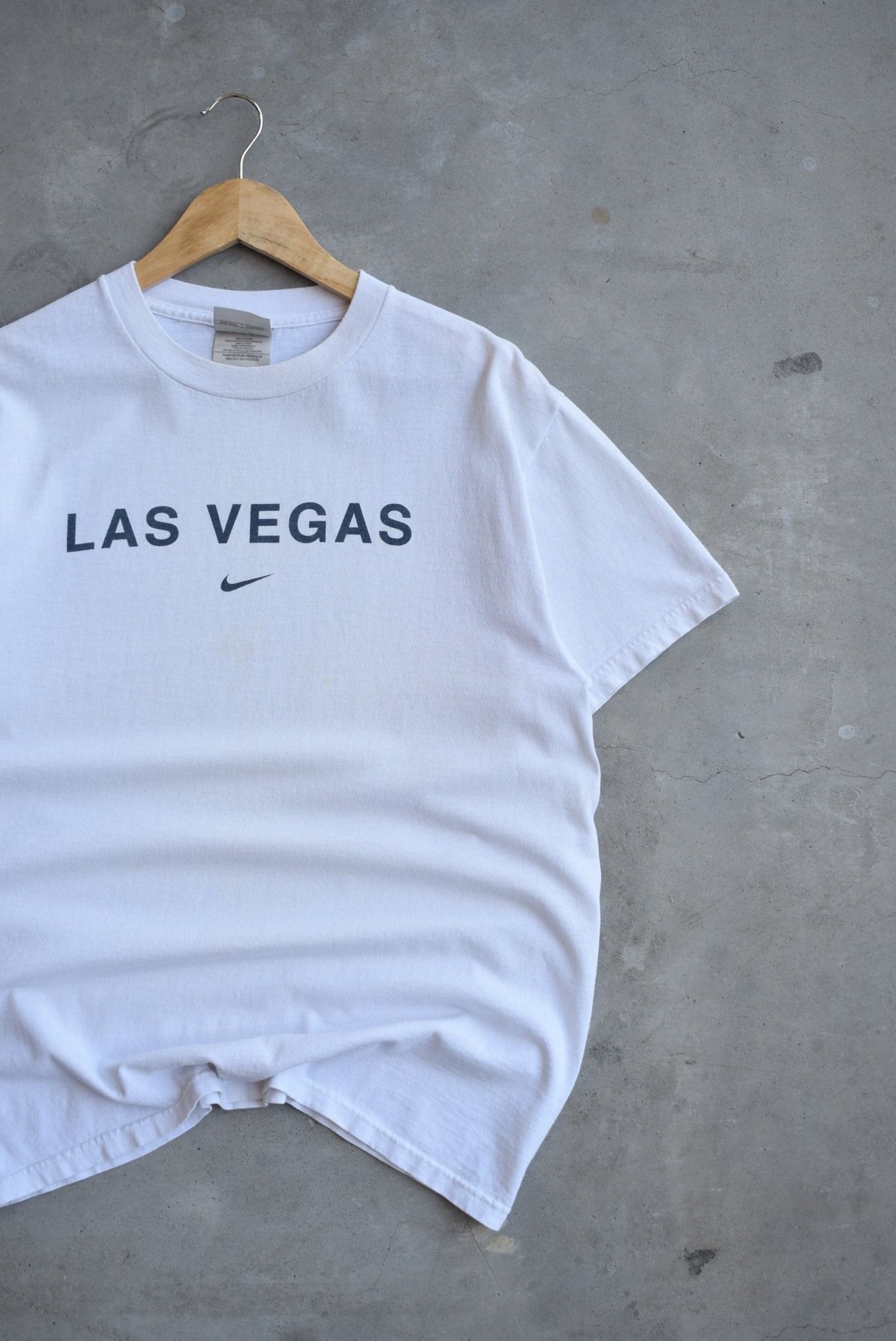 Nike Las Vegas White Graphic Tee — 2000s (M) - Retrospective Store