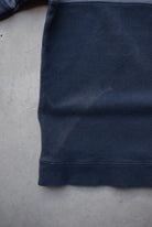 Nike Navy Embroidered Spellout Crewneck — 2000s (M) - Retrospective Store