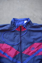 Nike Navy Embroidered Spellout Jacket — 1990s (M) - Retrospective Store