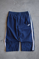 Nike Navy Embroidered Swoosh 3/4 Track Pants — 2000s (XS/S) - Retrospective Store