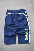 Nike Navy Embroidered Swoosh 3/4 Track Pants — 2000s (XS/S) - Retrospective Store