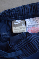 Nike Navy Embroidered Swoosh 3/4 Track Pants — 2000s (XS/S) - Retrospective Store