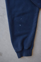 Nike Navy Embroidered Swoosh Crewneck — 1990s (L) - Retrospective Store