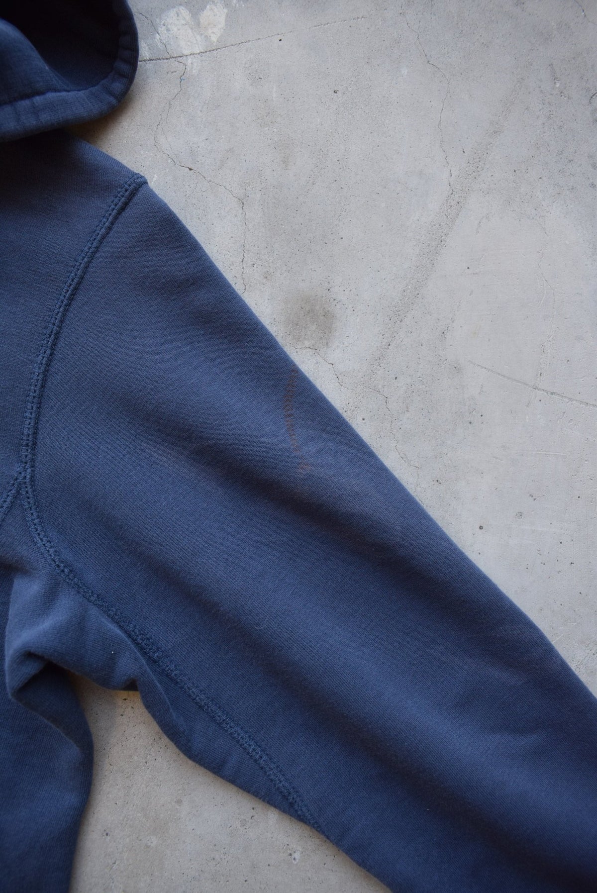 Nike Navy Embroidered Swoosh Full-Zip Hoodie — 2000s (XS) - Retrospective Store