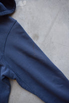 Nike Navy Embroidered Swoosh Full-Zip Hoodie — 2000s (XS) - Retrospective Store