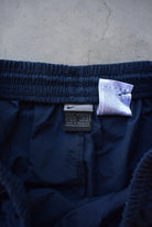 Nike Navy Embroidered Swoosh Track Pants — 2000s (M) - Retrospective Store