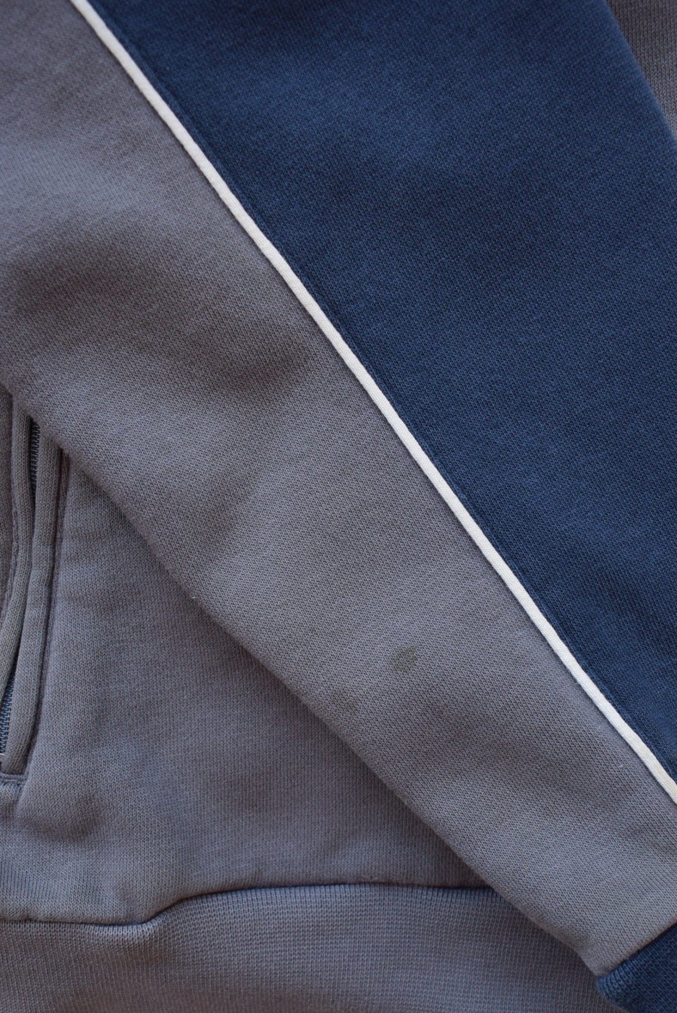 Nike Navy & Grey Embroidered Spellout Jacket — 2000s (S/M) - Retrospective Store