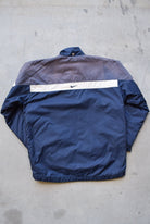 Nike Navy Heavyweight Embroidered Swoosh Jacket — 1990s (L/XL) - Retrospective Store