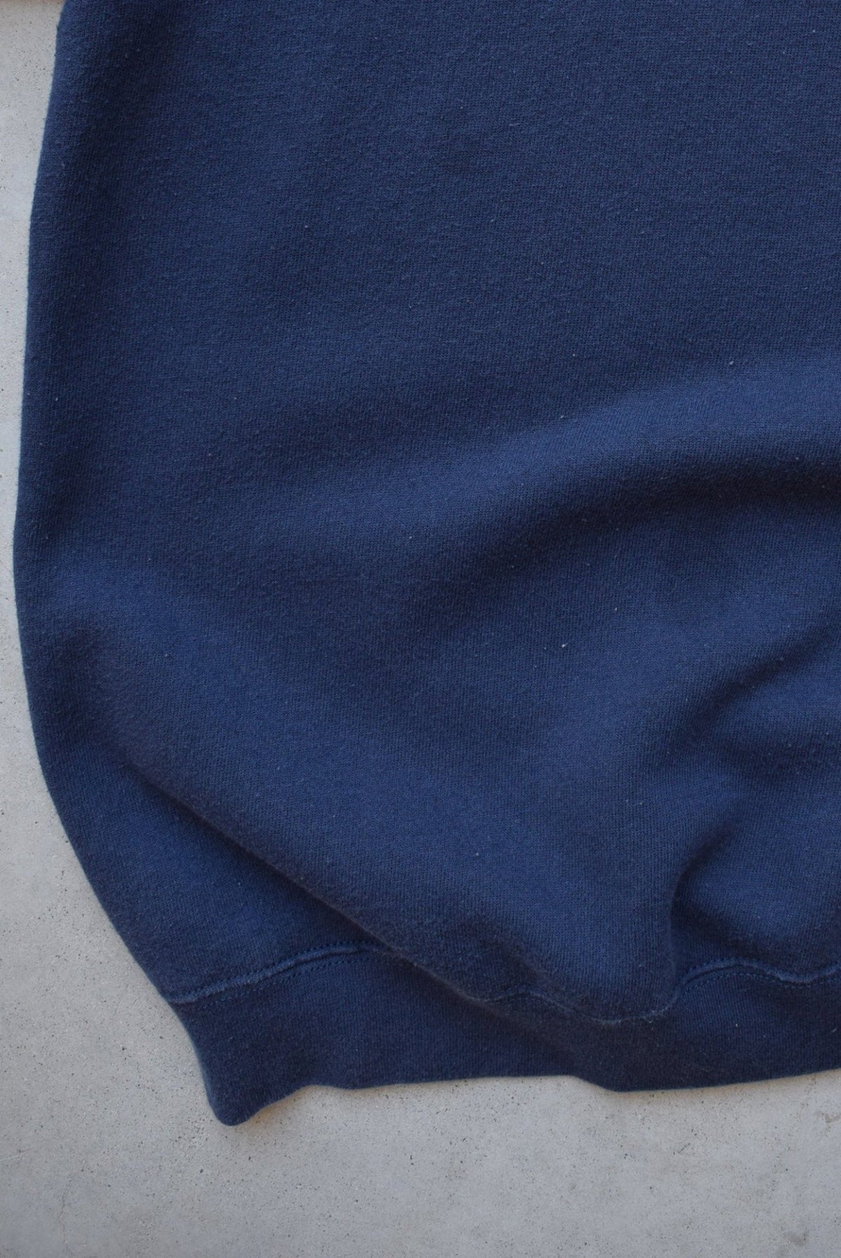 Nike Navy Spellout Crewneck — 1990s (M/L) - Retrospective Store