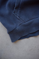 Nike Navy & White Embroidered Spellout Hoodie — 2000s (S) - Retrospective Store
