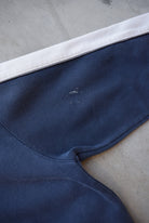 Nike Navy & White Embroidered Spellout Hoodie — 2000s (S) - Retrospective Store
