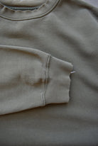 Nike Olive-Green Embroidered Swoosh Crewneck — 2000s (XXL) - Retrospective Store