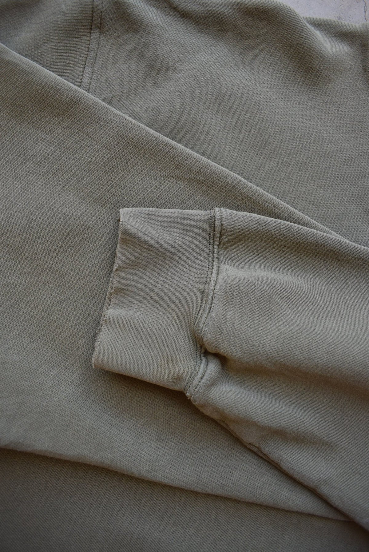 Nike Olive-Green Embroidered Swoosh Crewneck — 2000s (XXL) - Retrospective Store