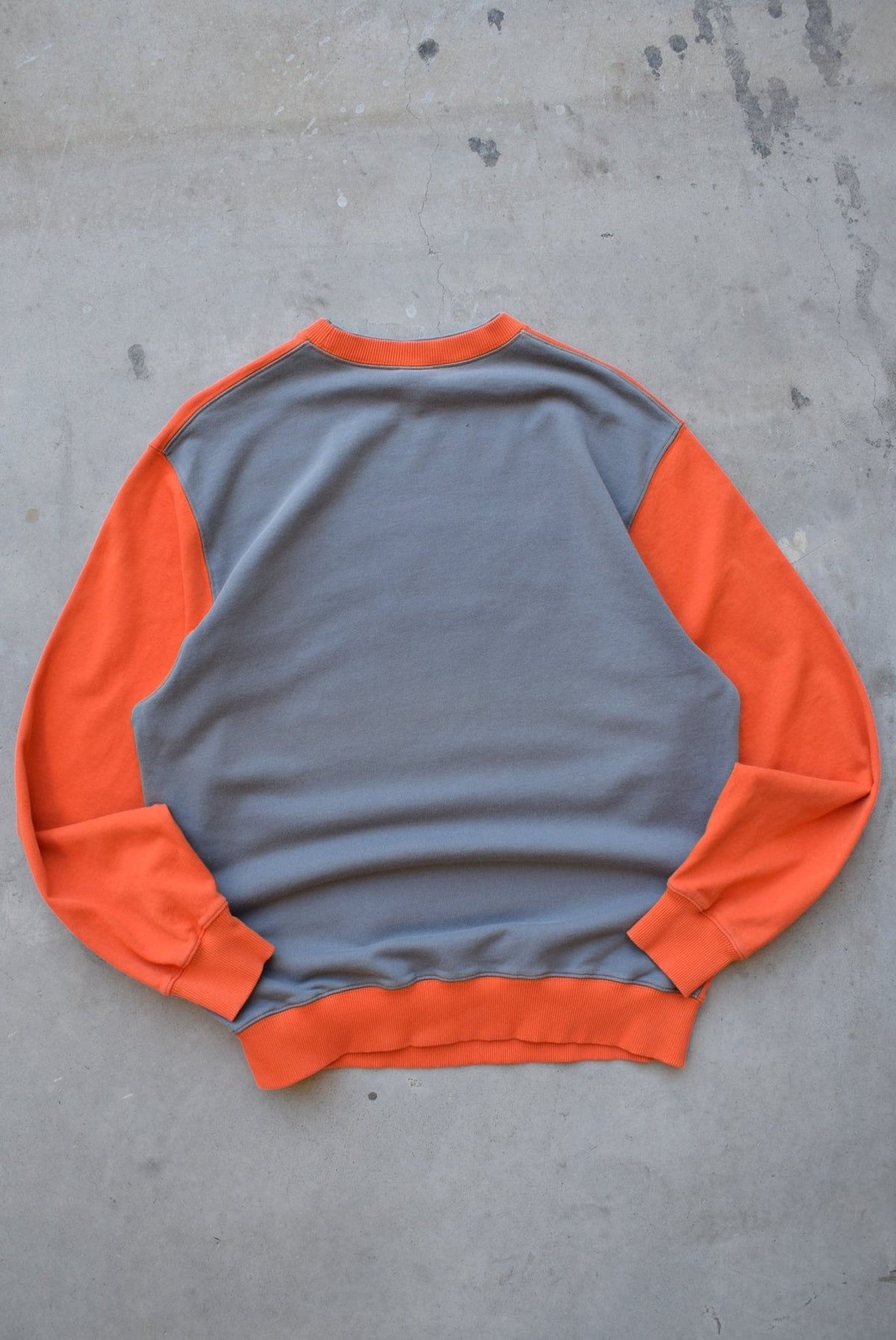 Nike Orange Embroidered Spellout Crewneck — 2000s (L/XL) - Retrospective Store