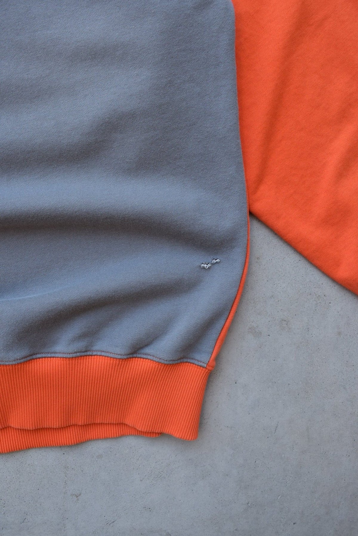 Nike Orange Embroidered Spellout Crewneck — 2000s (L/XL) - Retrospective Store