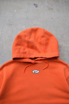 Nike Orange Embroidered Swoosh Hoodie — 2000s (S) - Retrospective Store