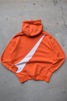 Nike Orange Embroidered Swoosh Hoodie — 2000s (S) - Retrospective Store