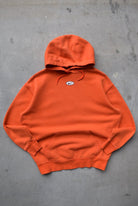 Nike Orange Embroidered Swoosh Hoodie — 2000s (S) - Retrospective Store