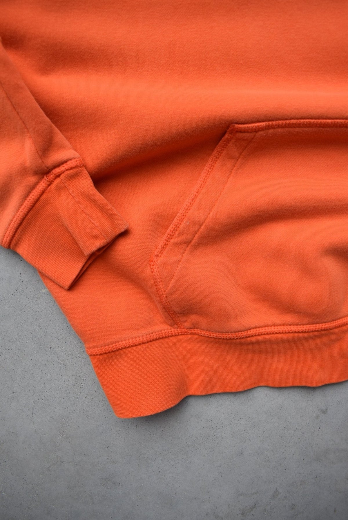 Nike Orange Embroidered Swoosh Hoodie — 2000s (S) - Retrospective Store