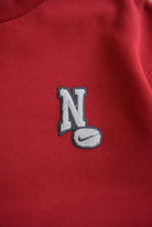 Nike Red Embroidered Logo Crewneck — 2000s (S/M) - Retrospective Store