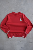 Nike Red Embroidered Logo Crewneck — 2000s (S/M) - Retrospective Store