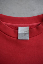 Nike Red Embroidered Logo Crewneck — 2000s (S/M) - Retrospective Store