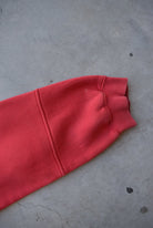 Nike Red Embroidered Spellout Quarter Zip — 2000s (L) - Retrospective Store