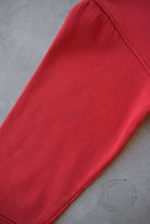 Nike Red Embroidered Spellout Quarter Zip — 2000s (L) - Retrospective Store