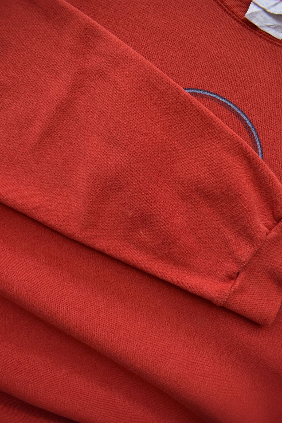 Nike Red Embroidered Swoosh Crewneck — 1990s (L) - Retrospective Store