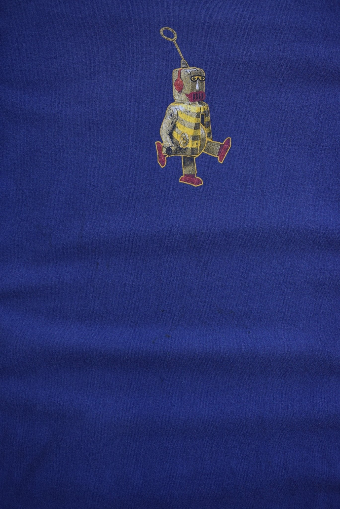 Nike Robot Navy Graphic Tee — 2000s (M/L) - Retrospective Store