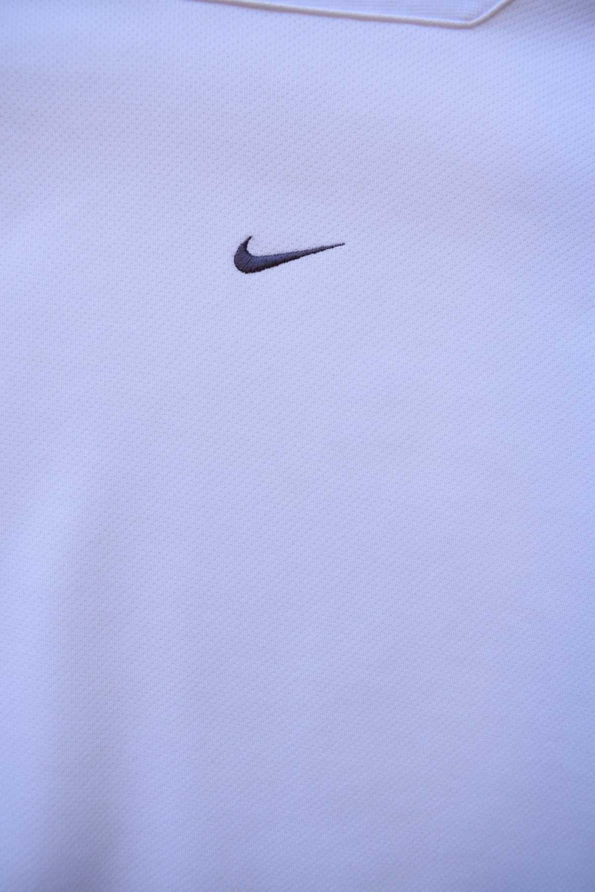 Nike Shox White Embroidered Swoosh Crewneck — 2000s (XL) - Retrospective Store