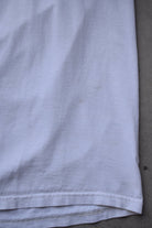 Nike Soccer x University of New Hampshire White Graphic Tee — 1990s (L) - Retrospective Store