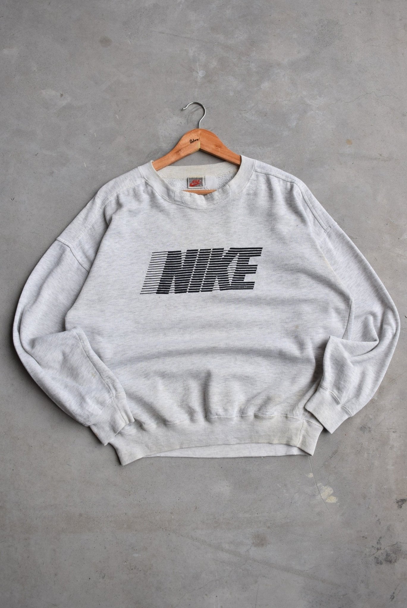 Nike Spellout Embroidered Crewneck — 1990s (S) - Retrospective Store