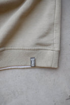 Nike Tan & Black Embroidered Spellout Crewneck — 1990s (L) - Retrospective Store