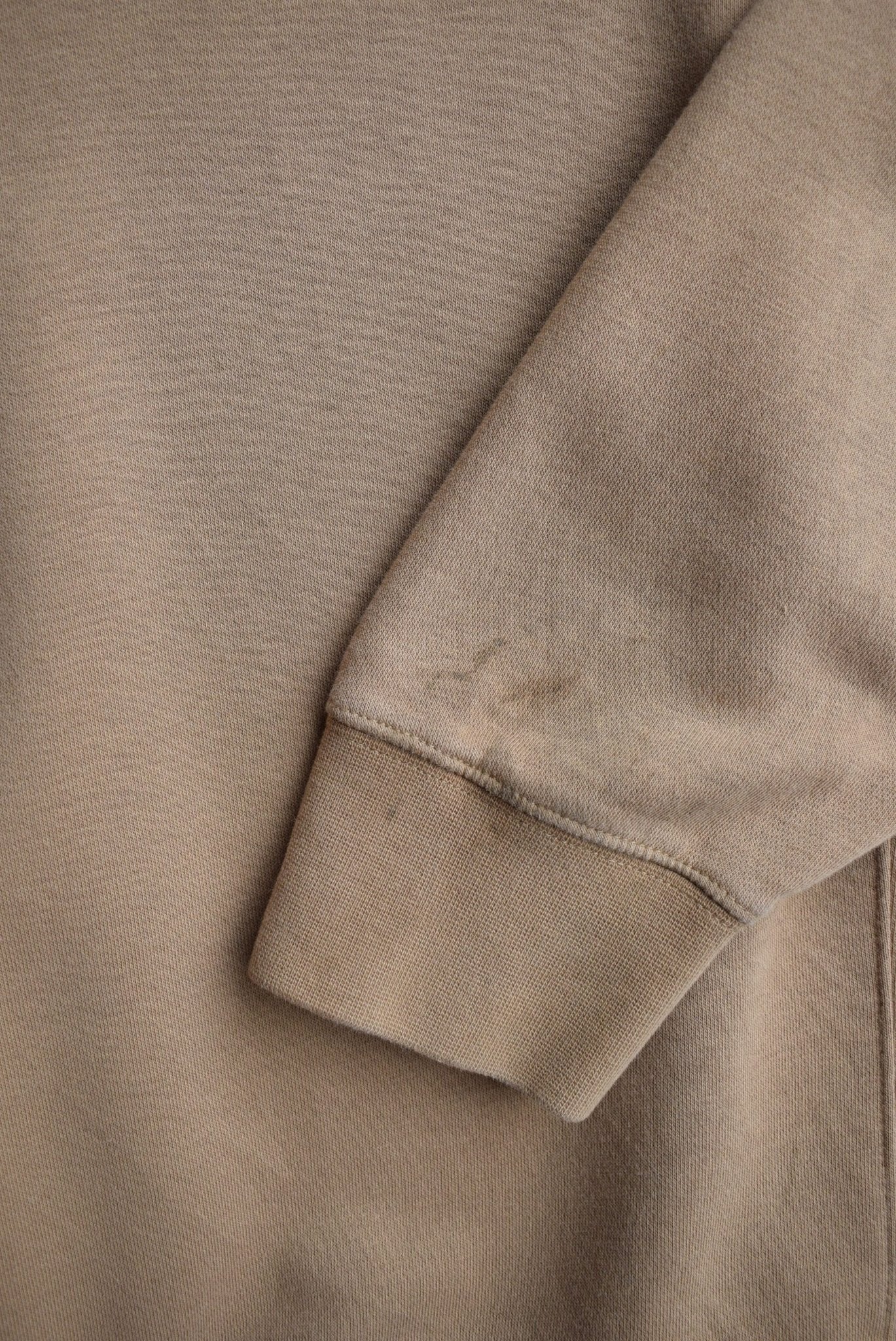 Nike Tan Embroidered Swoosh Crewneck — 2000s (XL) - Retrospective Store