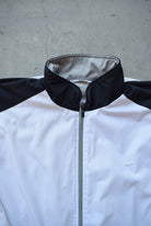Nike White & Black Embroidered Swoosh Jacket — 2000s (L) - Retrospective Store